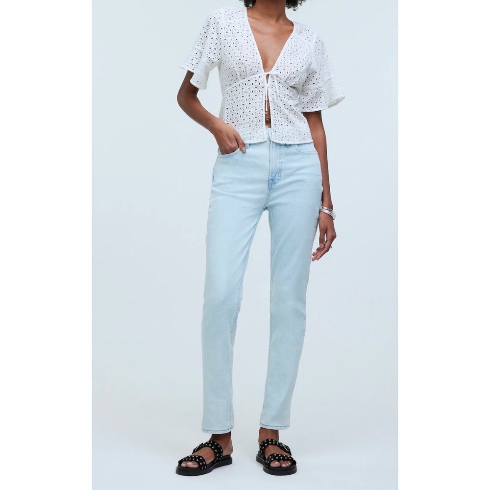 Madwell The Petite Perfect Vintage Jean Chesthunt Wash Blue Size 26P NP561